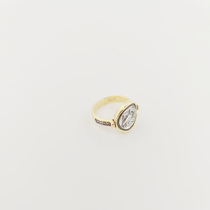 Athena's Owl Ring, Silver Gold Plated Greek Ancient Design Statement Ring
