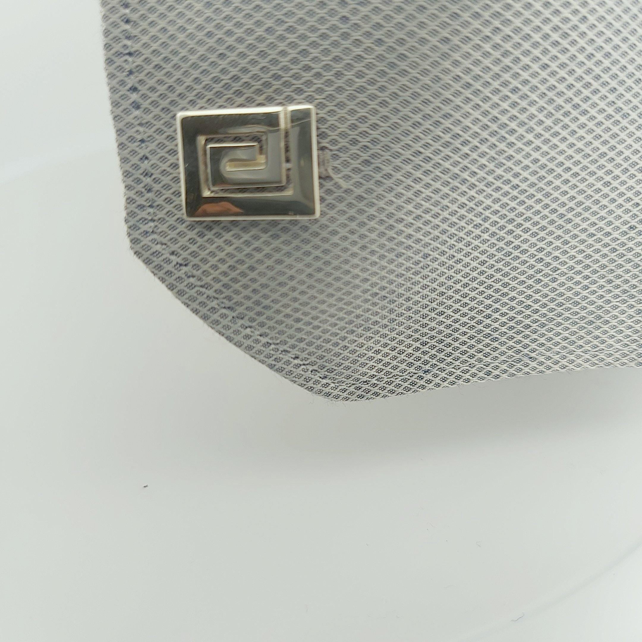 Sterling Silver Greek Key Cufflinks: Handmade in Greece