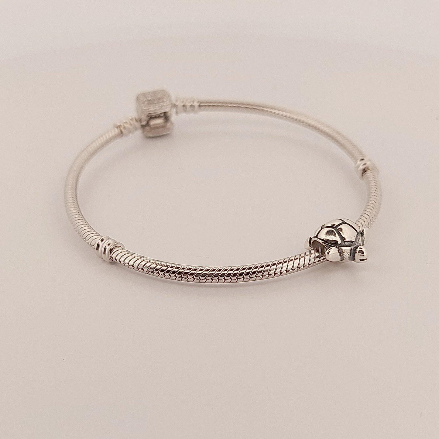 Greek Turtle, Silver Charm for Bracelet, Fits Pandora Bracelets