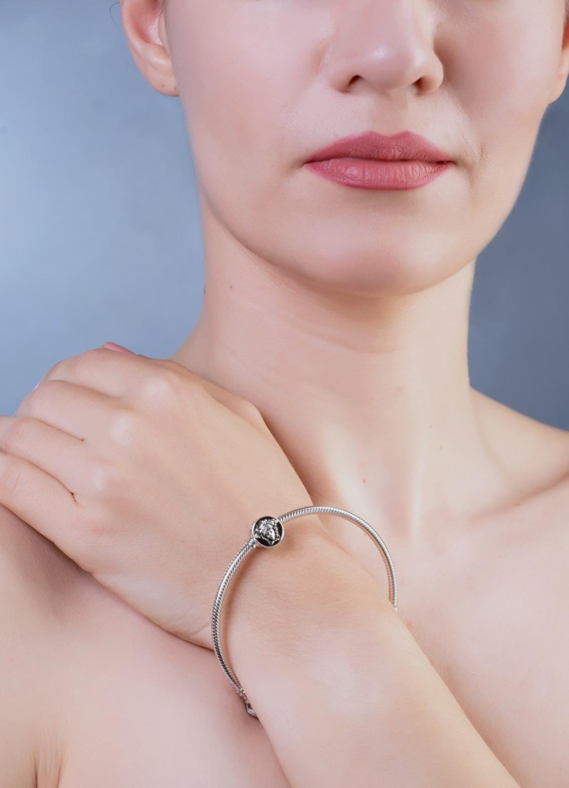 Medusa Silver Charm: Greek Mythology Bead for Pandora Bracelets