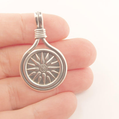 Vergina Star Pendant: Sterling Silver Macedonian Sun, Ancient Greek Jewelry
