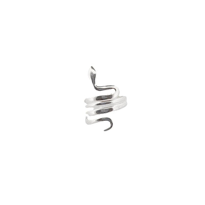 Snake Ring, Sterling Silver, Greek Mythology Statement Ring