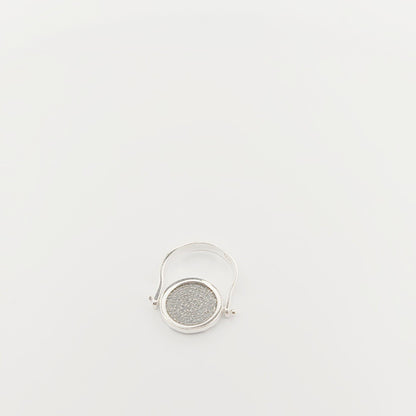 Phaistos Disc Silver Ring, Ancient Greek Design, Statement Ring