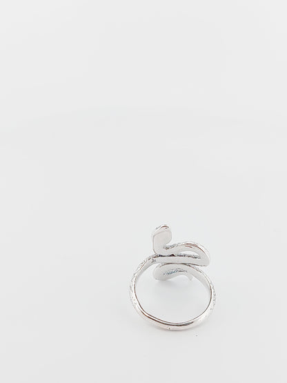 Vintage Style Snake Ring, Sterling Silver, Greek Mythology Inspired