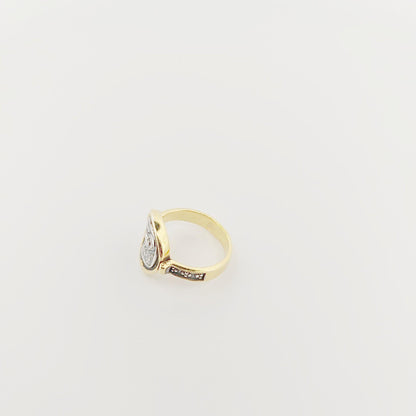 Athena's Owl Ring, Silver Gold Plated Greek Ancient Design Statement Ring
