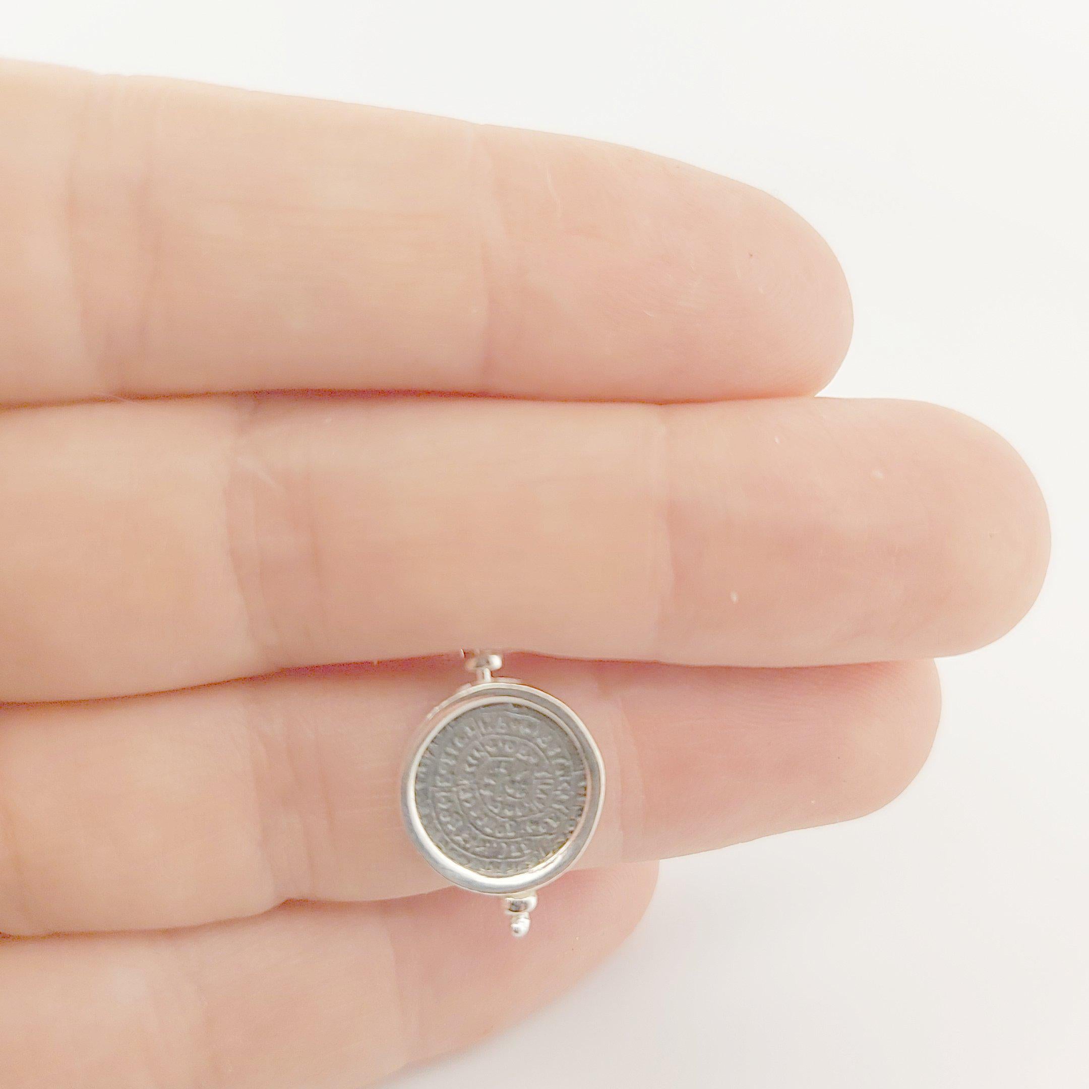 Phaistos Disc Silver Ring, Ancient Greek Design, Statement Ring