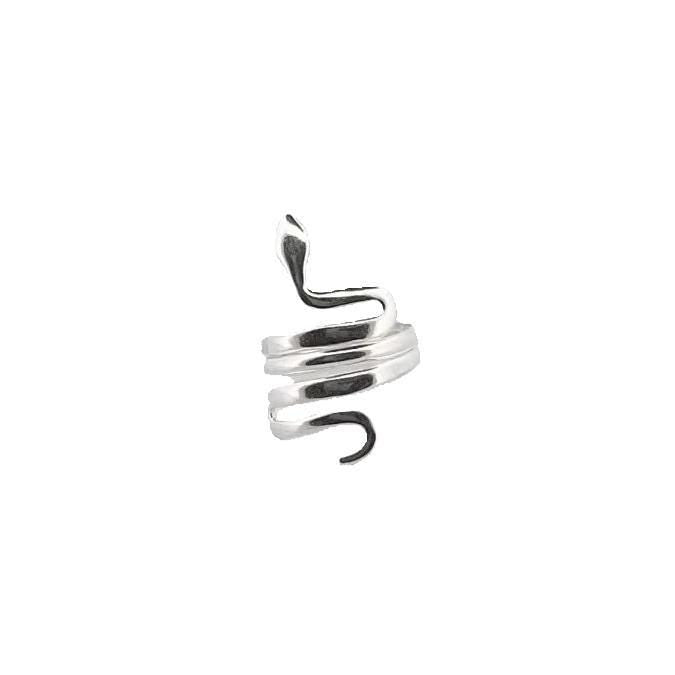 Snake Ring, Sterling Silver, Greek Mythology Statement Ring