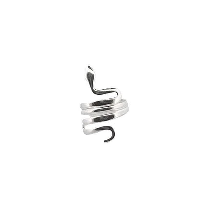 Snake Ring, Sterling Silver, Greek Mythology Statement Ring