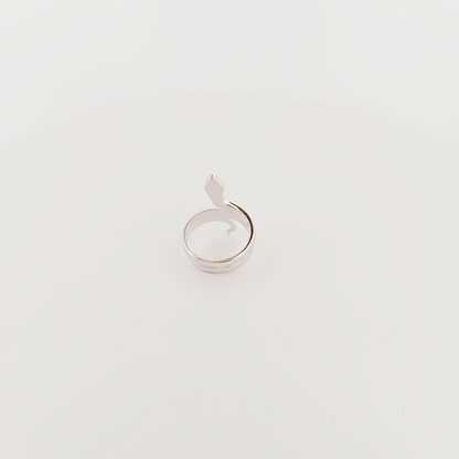 Snake Ring, Blue Opal, 925 Sterling Silver, Greek Mythology Design
