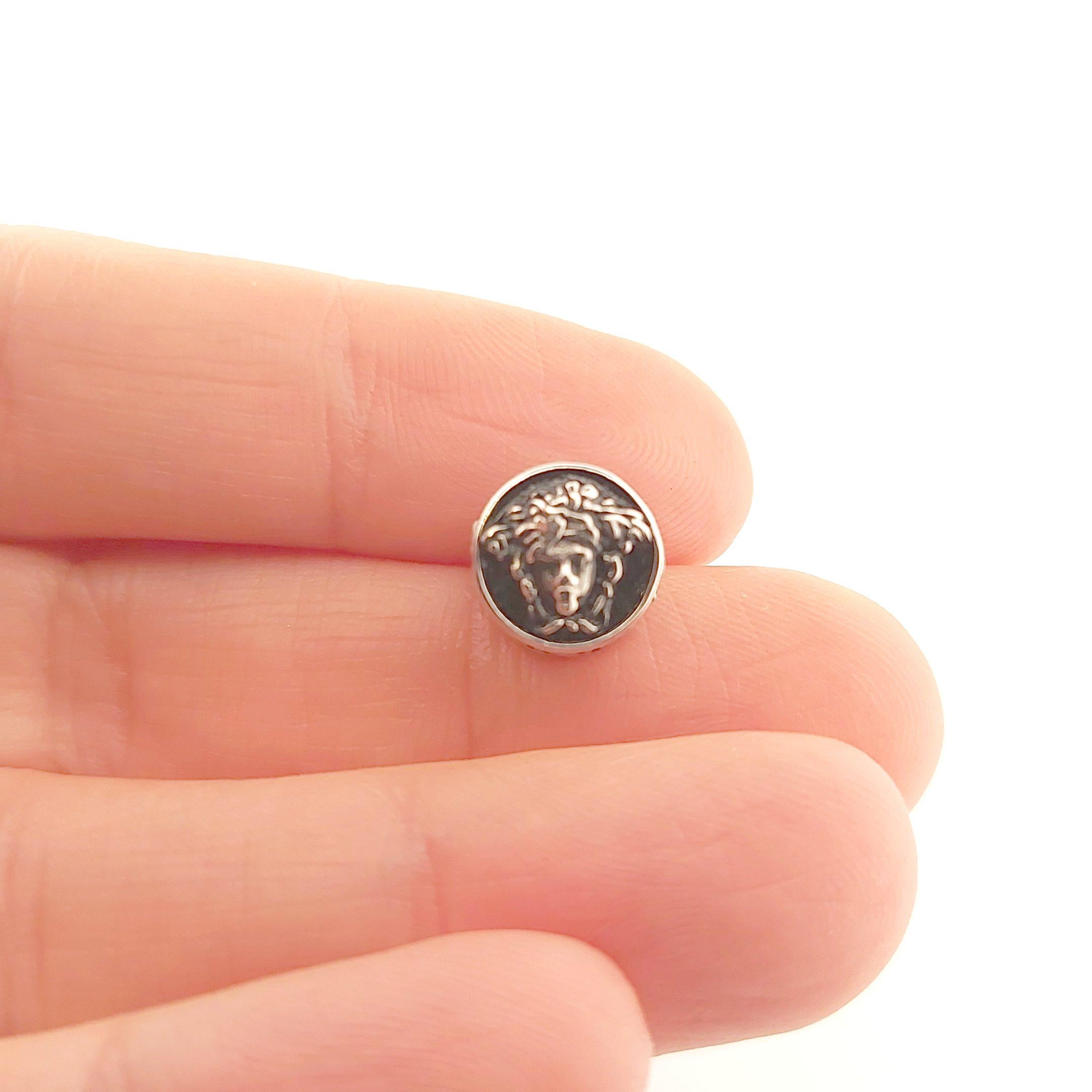 Medusa Silver Charm: Greek Mythology Bead for Pandora Bracelets