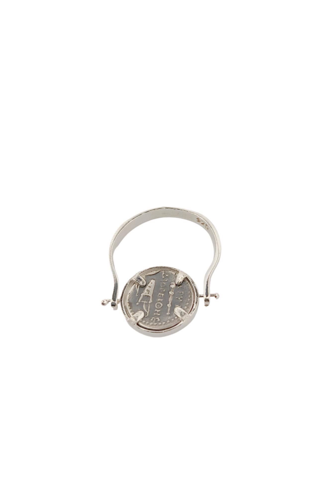 Alexander the Great Ring, Sterling Silver 925, Greek History Coin Design